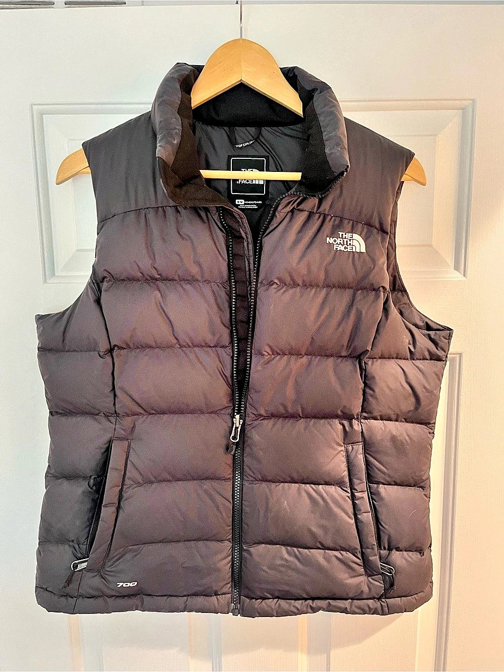 The North Face Nuptse 700 Down Puffer Vest Black Medium